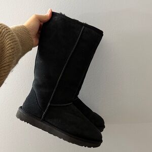 UGG Classic Tall II Black Winter Boots